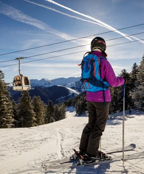 Sciare nella stazione dell'Ariège