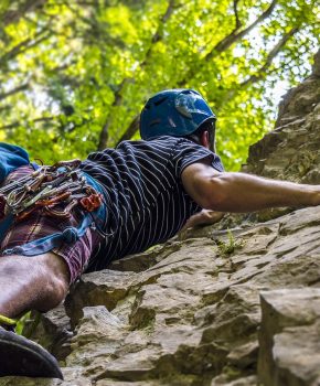 Rope in the mountains