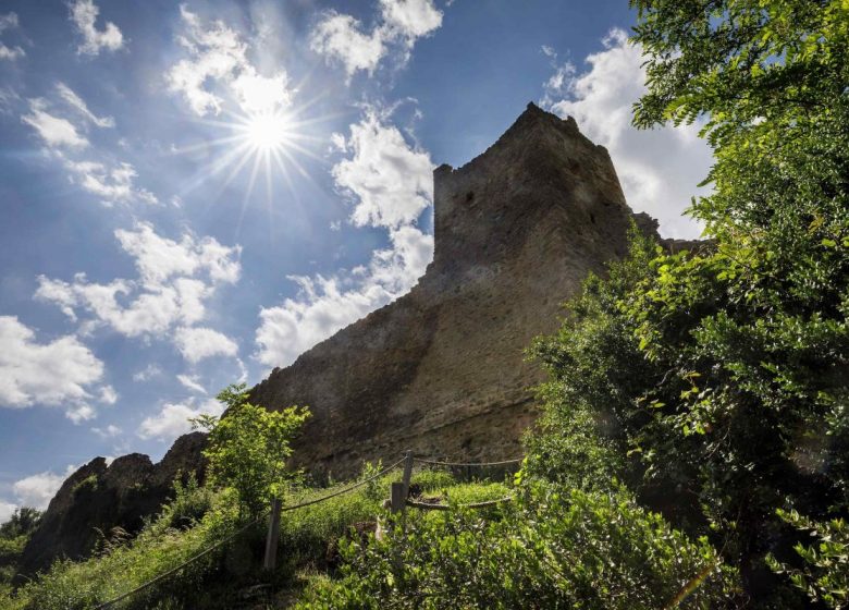 Le château de Lordat