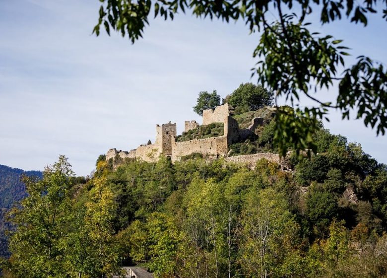 Le château de Lordat