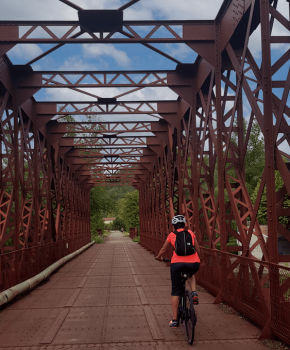 La vía verde de los Pirineos cátaros en bicicleta eléctrica