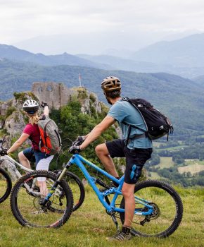 Bicicleta de montaña en los Pirineos de Ariège