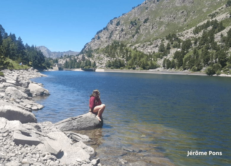 Estanque de Bésines y su refugio