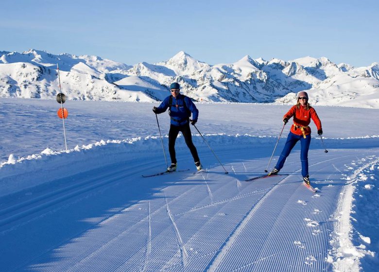 Nordic skiing at the resort of Beille