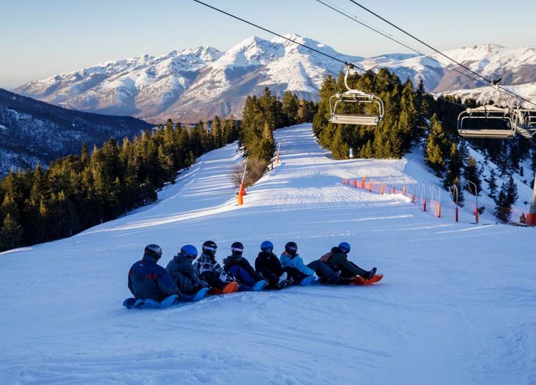 Serp-gliss amb l’oficina de guies dels Pirineus Ariégeoises