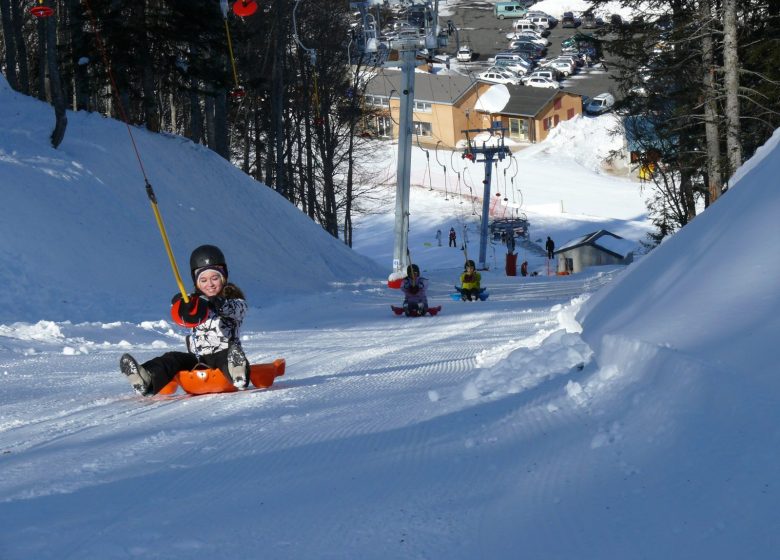 Snake-gliss toboggan at the Mijanès-Donezan resort