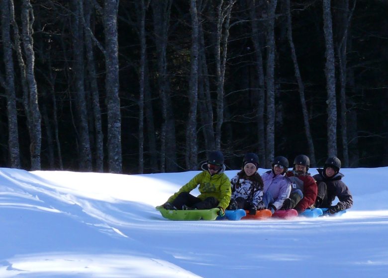 Luge Snake-gliss à la station de Mijanès-Donezan