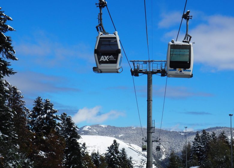 Baou gondola between Ax-les-Thermes and Ax 3 Domaines station