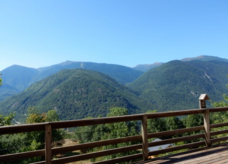 Gran xalet prop d'Axe amb terrassa i vista panoràmica