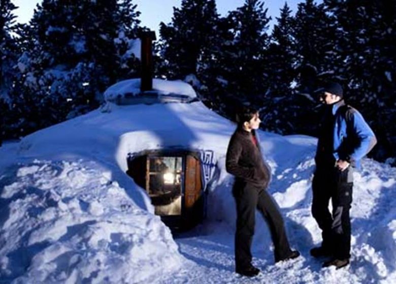 Bivouac avec Angaka Village Nordique