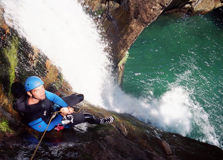 Canyoning with Maël Loizance