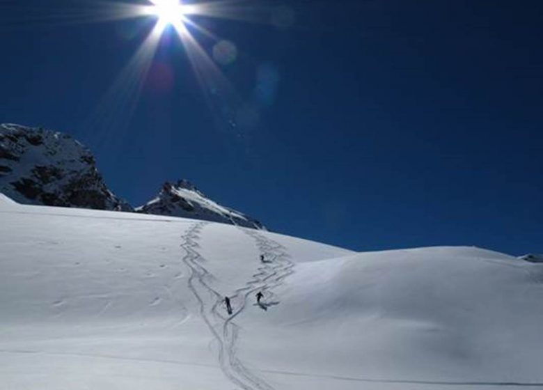 Skiing with Baptiste Sicre