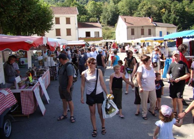 Markt in Les Cabannes