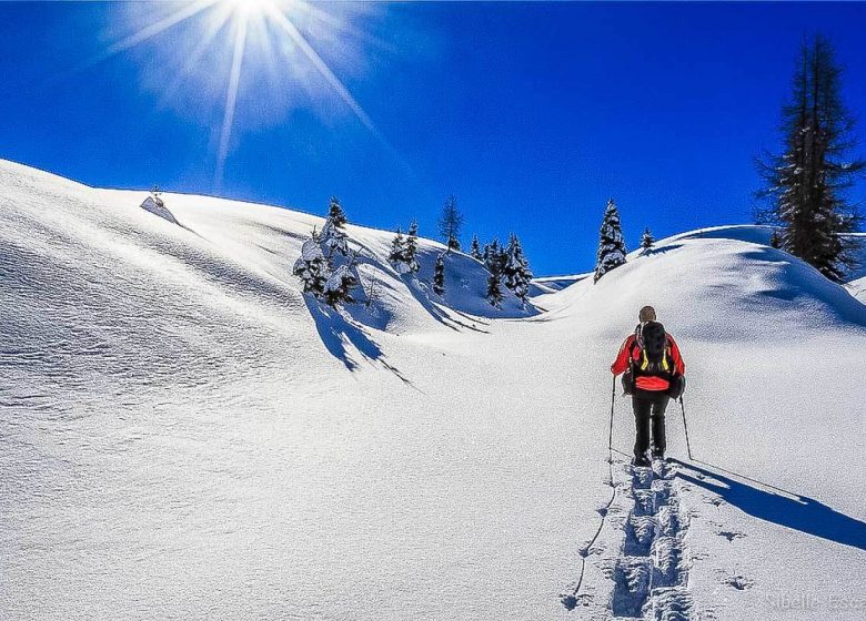 Sneeuwschoenen met Sibelle-escapade