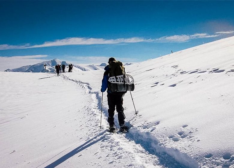 Raquettes à neige avec Sibelle escapade