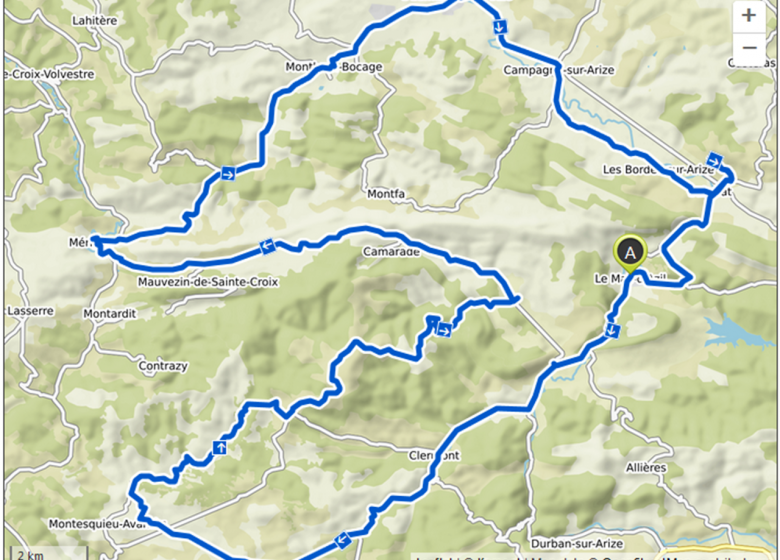 Ruta en bicicleta – Le Mas-D'Azil