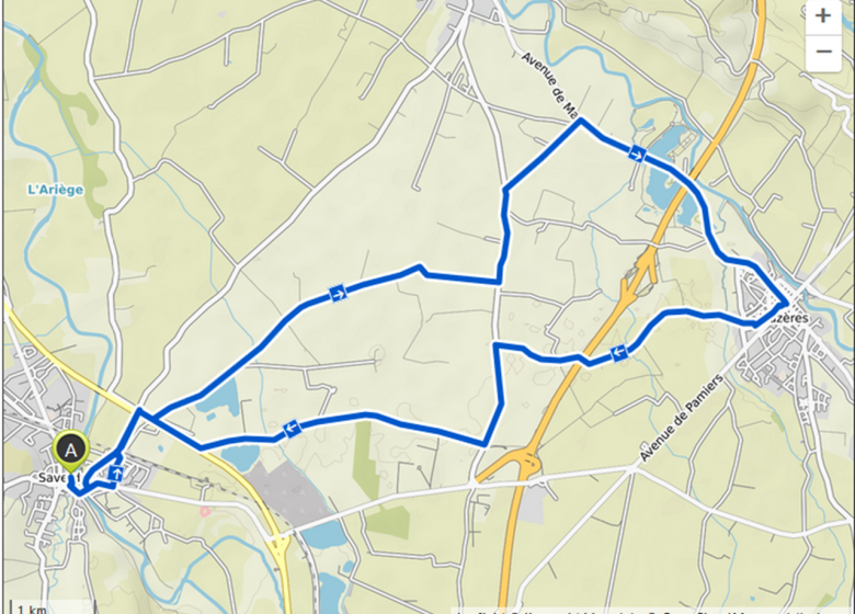 Circuito cicloturista – El Domaine des Oiseaux