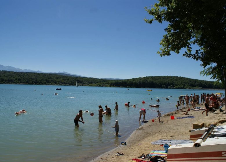 Circuito de cicloturismo – el Mirapician cerca de Camon y Lac de Montbel