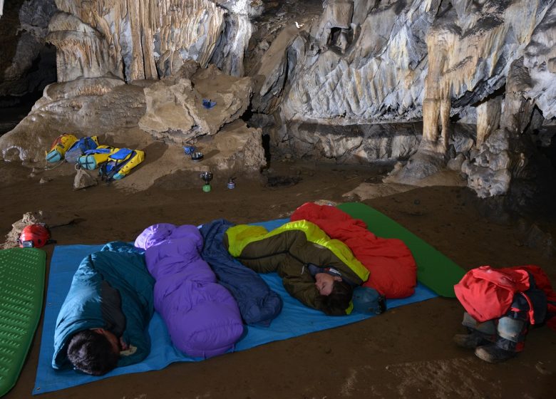 Caving: Underground bivouac with Caving Objective