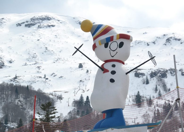 Tobogganing area at the Monts d'Olmes