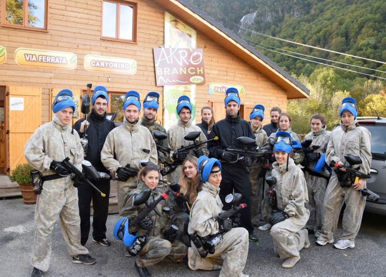 Paintball with Akrobranch d'Orlu