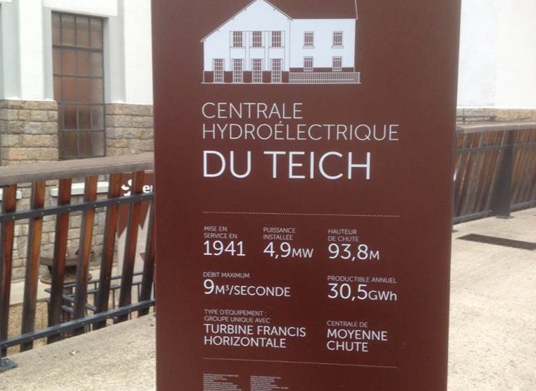 Sentier d’interprétation de l’usine hydroélectrique du Teich