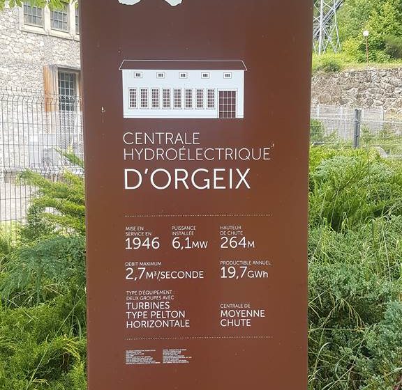 Interpretation trail of the Orgeix hydroelectric plant