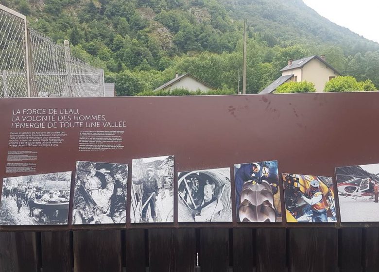 Interpretation trail of the Orgeix hydroelectric plant