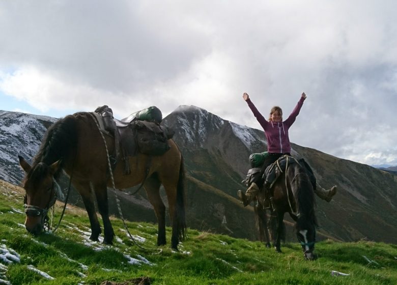 Passeggiate a cavallo itineranti nella Val Bellongue