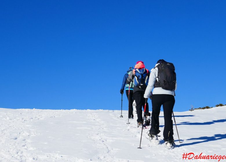 Raquetas de nieve con el Dahu Ariégeois