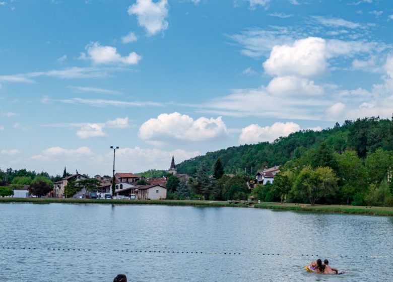 Het meer van Sainte-Croix-Volvestre