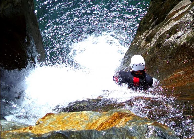 Avventura nel canyon dell'Ariège