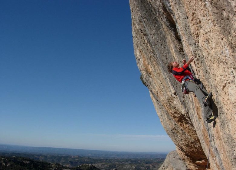 Escalade avec le Bureau des Guides des Pyrénées Ariègeoises