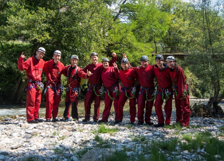 Espeleología con Caving Canyon Ariège