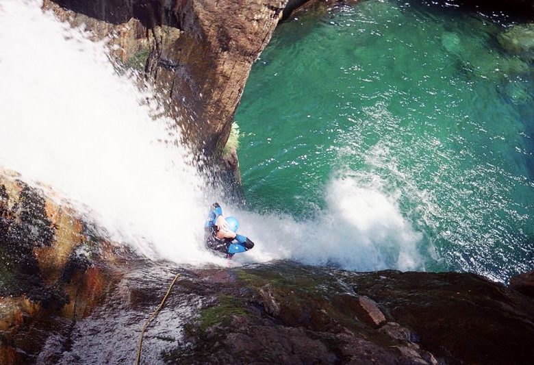 Canyoning with Baptiste Sicre