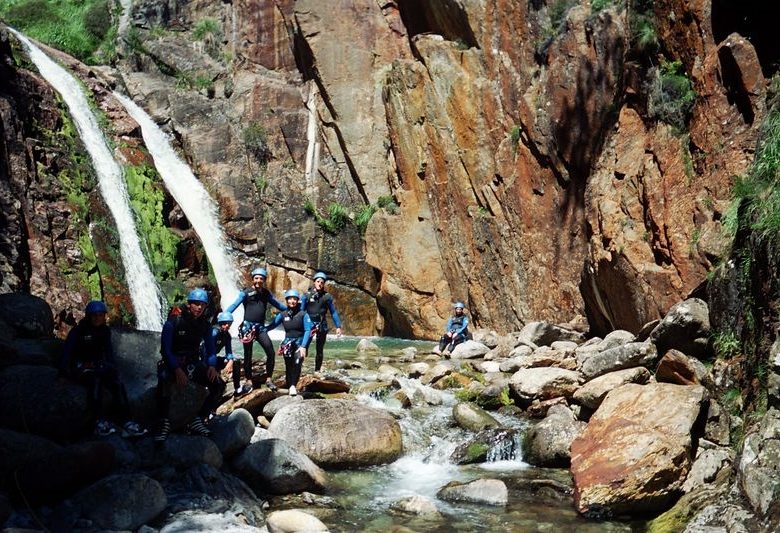 Canyoning with Baptiste Sicre