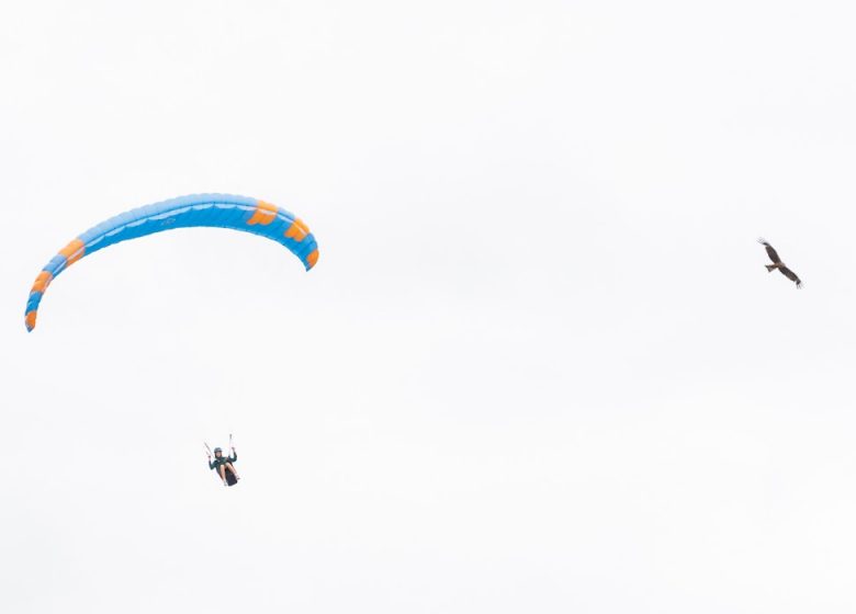 Família en parapent