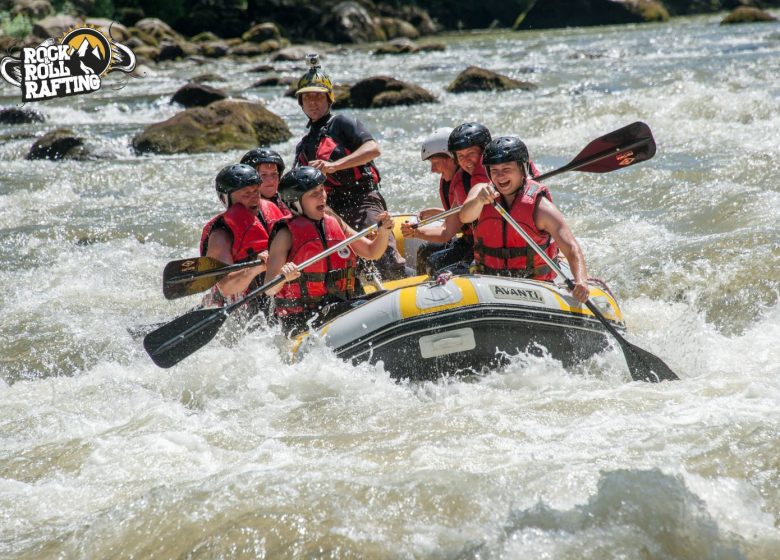 Rafting en roca and roll