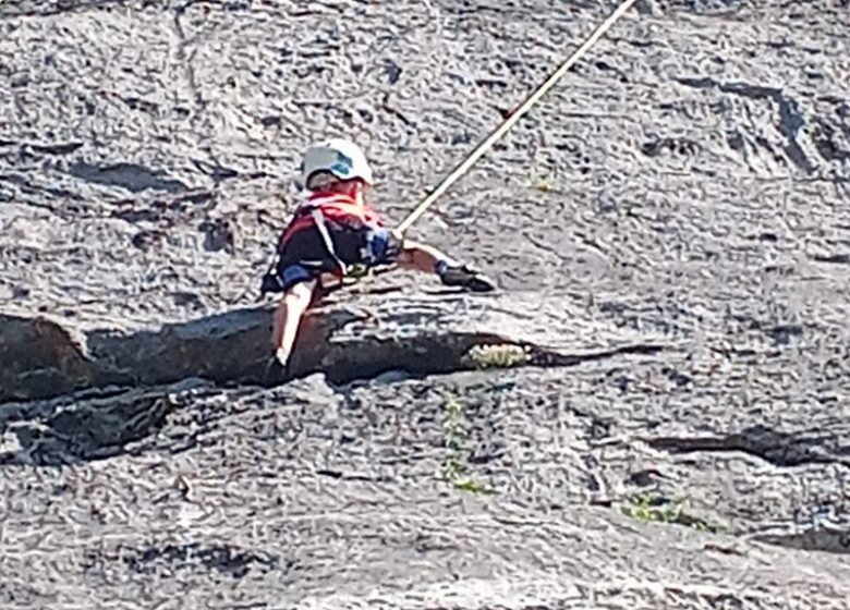 Marie Climbing Canyon