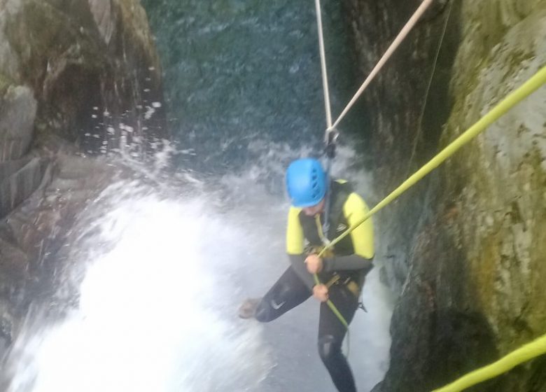 Marie Climbing Canyon