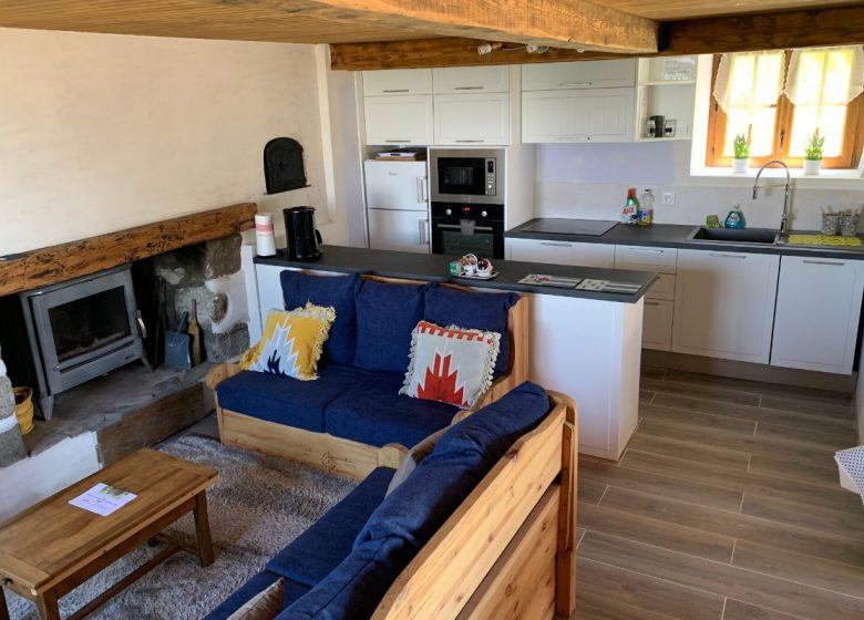 Chalet aan de voet van de piste in Guzet Neige – alle comfort (wifi, vloerverwarming, hout voor de open haard)