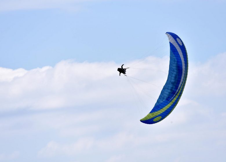 First paragliding sensation