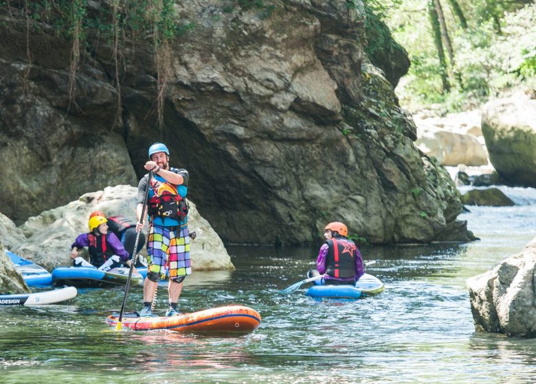 Cours de Stand Up Paddle en rivière