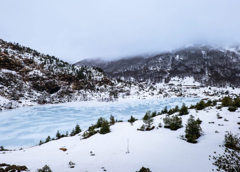 Pista de trineus a l'estany de Lers