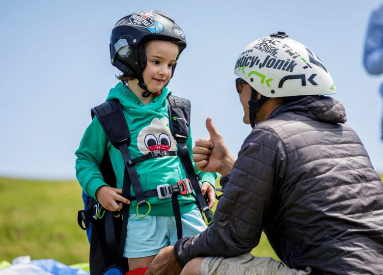 Baptème parapente Piou piou