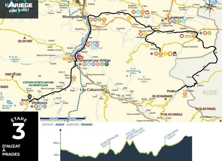 Buiten categorie de fietstocht van de Ariège in 5 dagen – circuit nr. 11