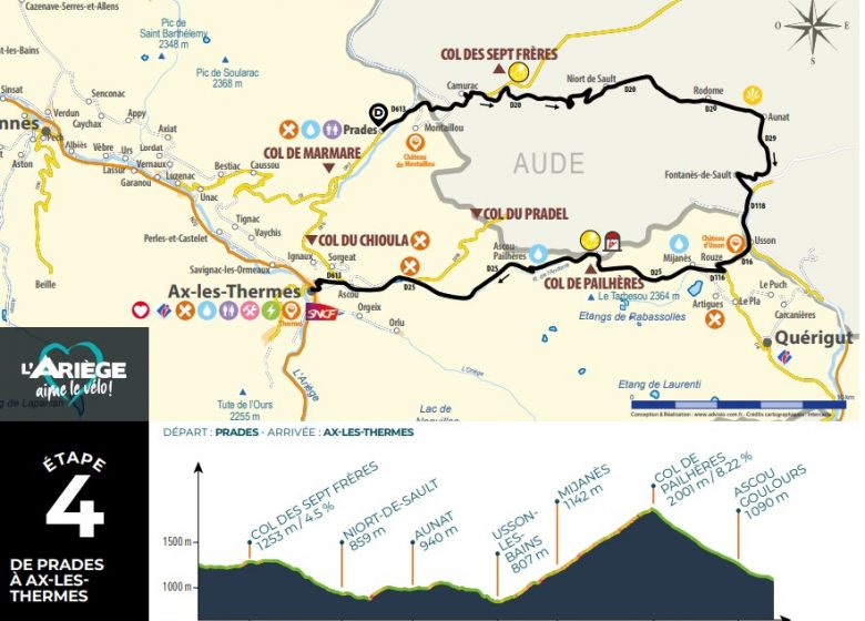 Hors catégorie le cyclotour de l’Ariège en 5 jours – circuit n°11