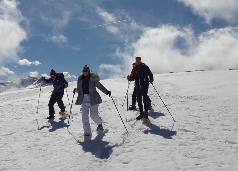 Caminata con raquetas de nieve con los senderos de Babeth