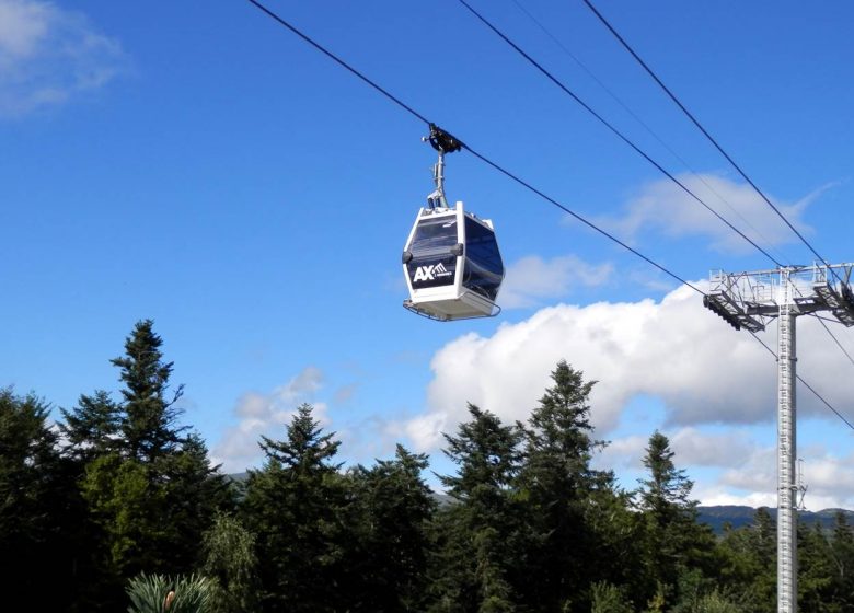 Teleférico Baou entre Ax-les-Thermes y la estación Ax 3 Domaines