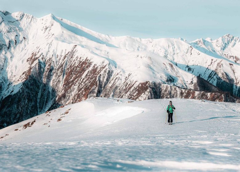 The Pic du Freychet on ski touring